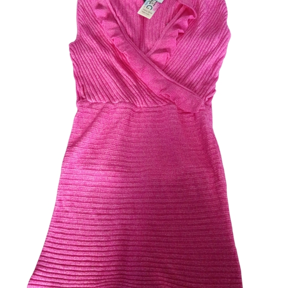 Luk Gud Dresses & Skirts - Elegant Pink Ruffle Mini Dress